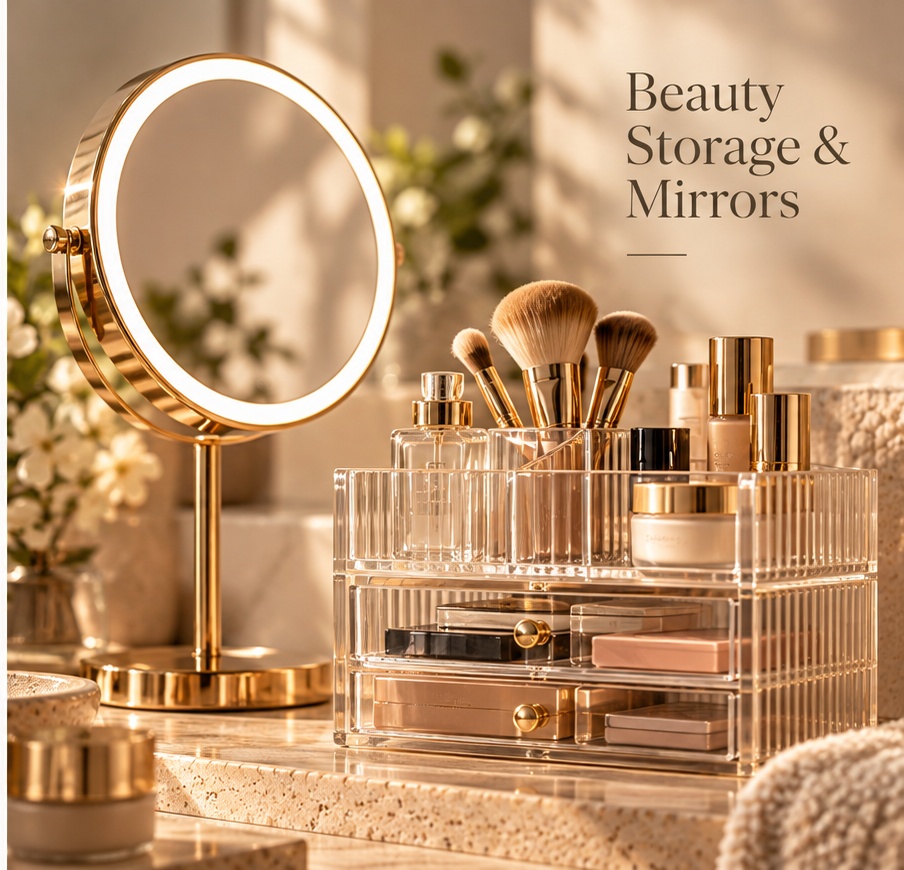Beauty Storage & Mirrors